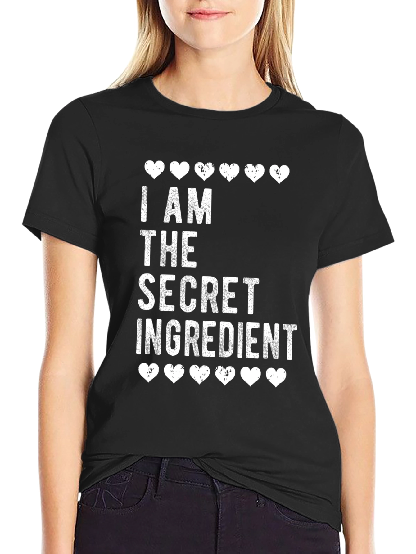 Secret Ingredient T-Shirt - Black Crew Neck Tee