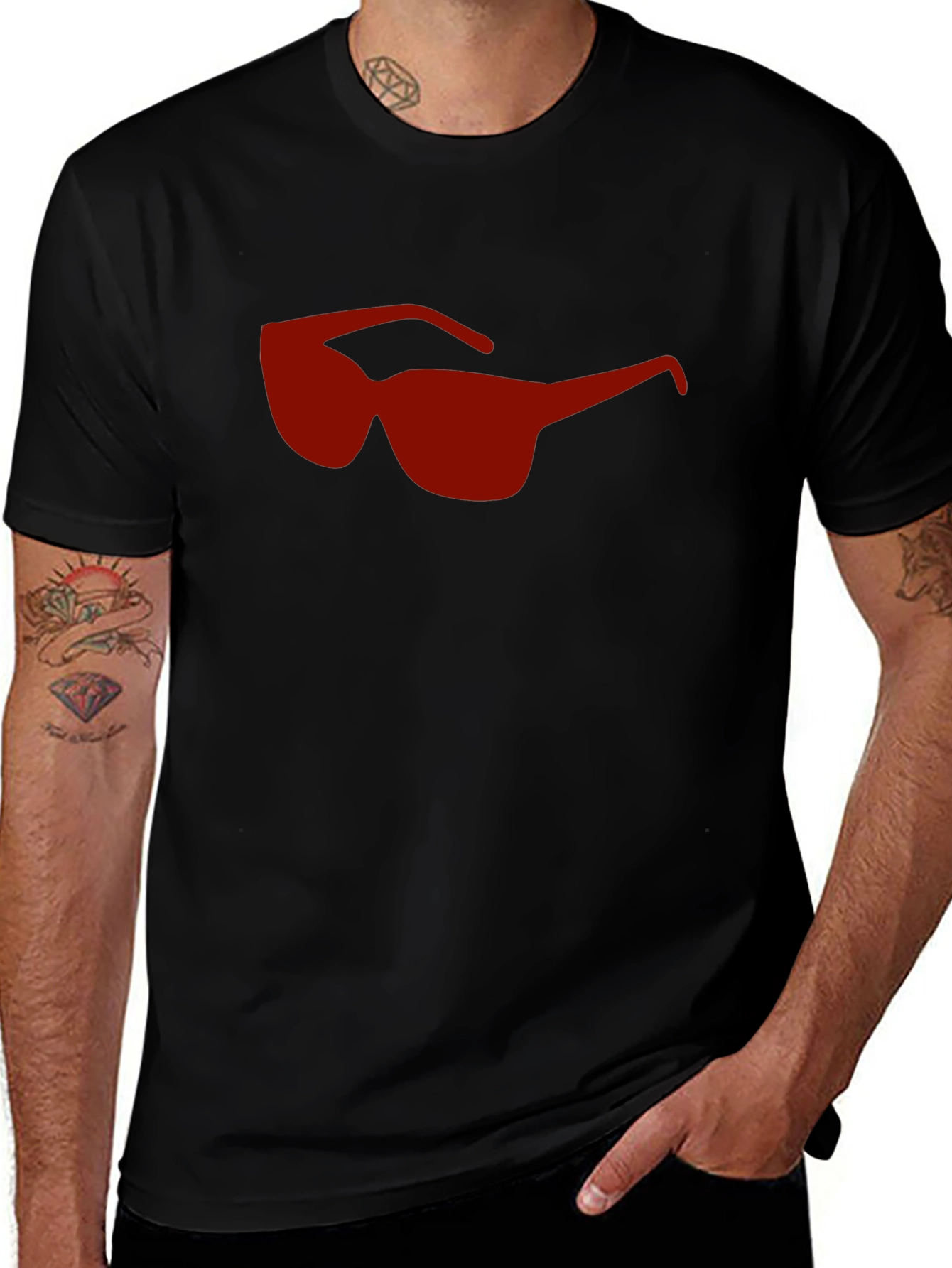 Cool Shades Graphic Tee - Black