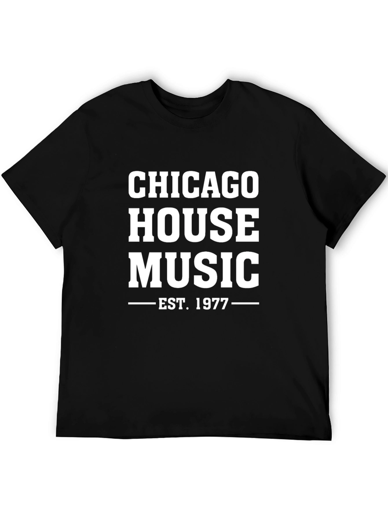 Chicago House Music Est. 1977 Graphic Tee