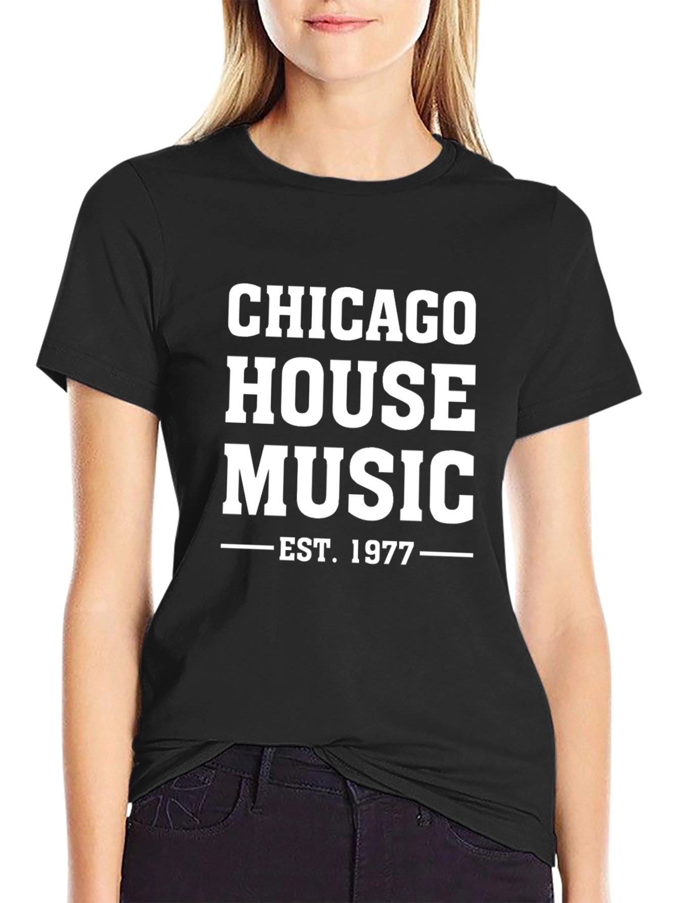 Chicago House Music Est. 1977 Graphic Tee