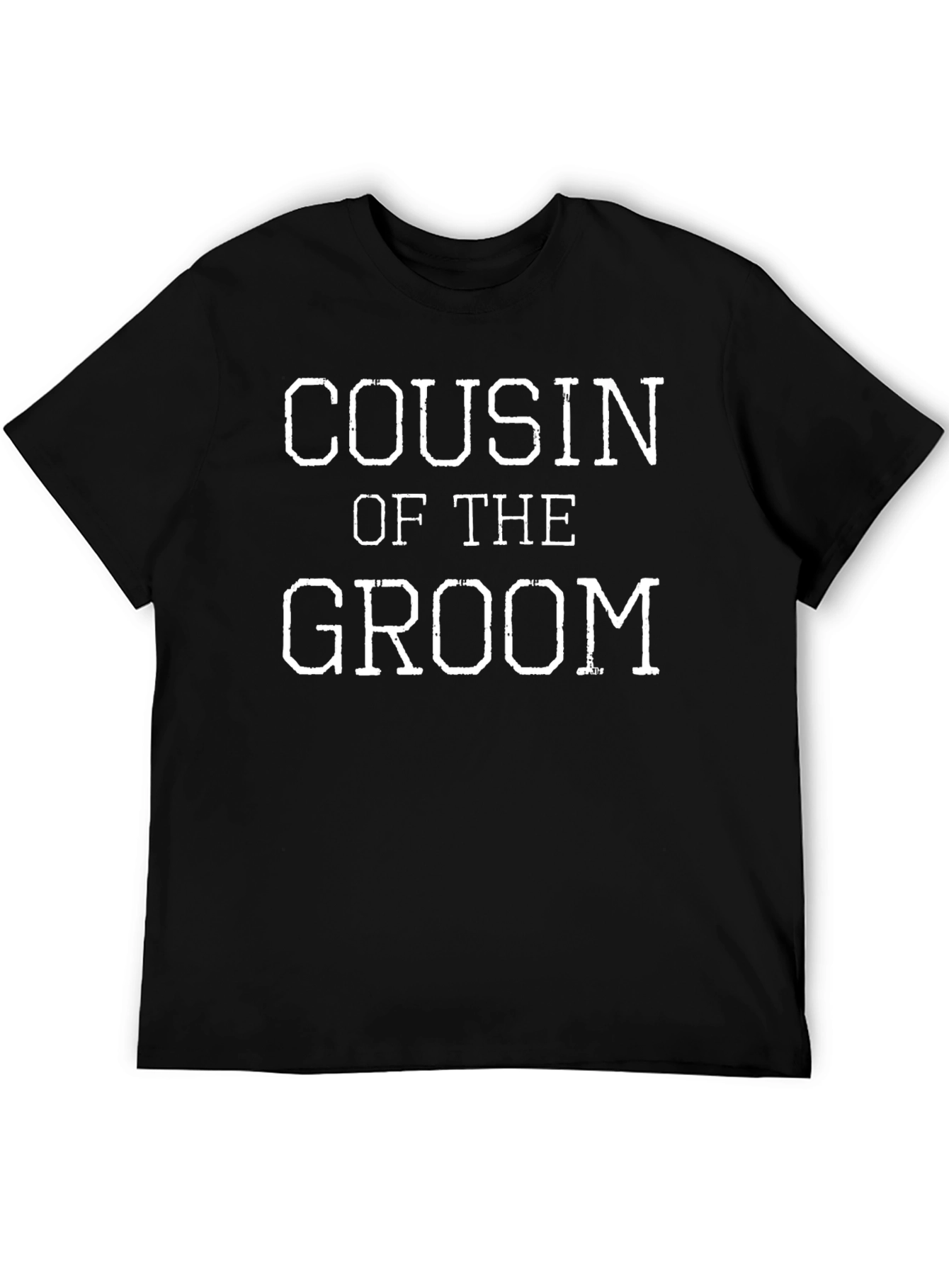 Cousin of the Groom Black T-Shirt