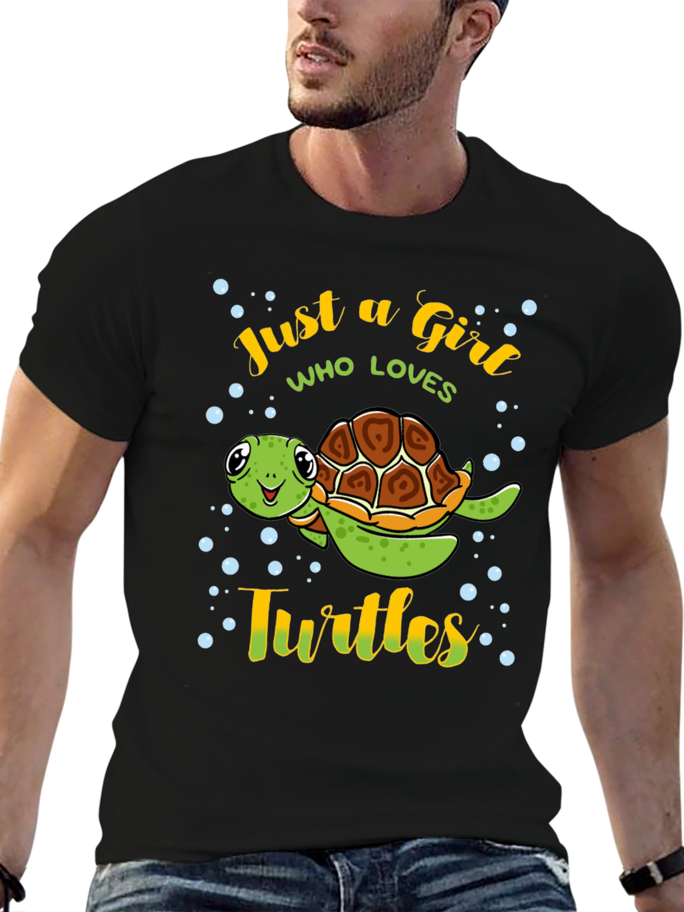 Just a Girl Who Loves Turtles T-Shirt