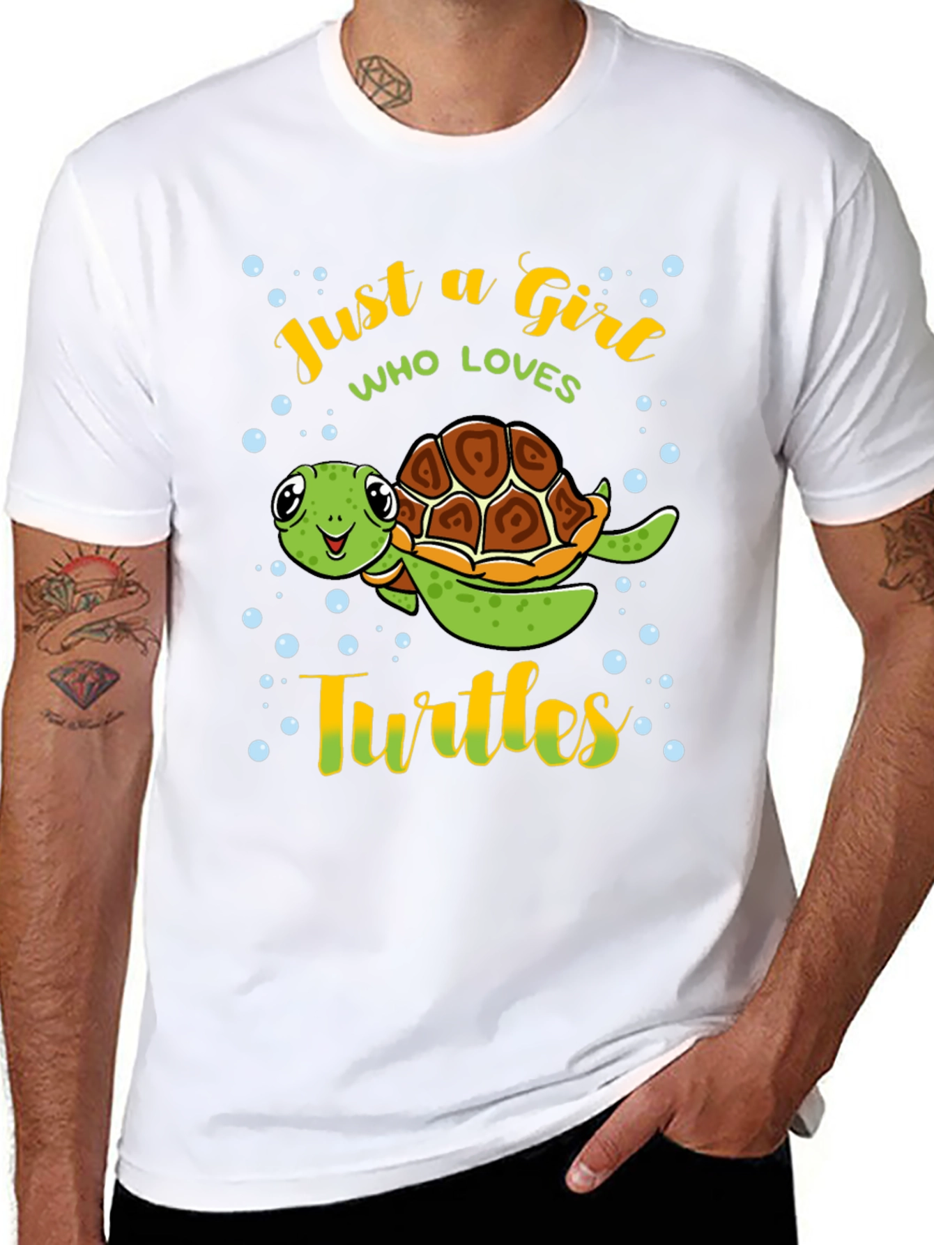 Just a Girl Who Loves Turtles T-Shirt