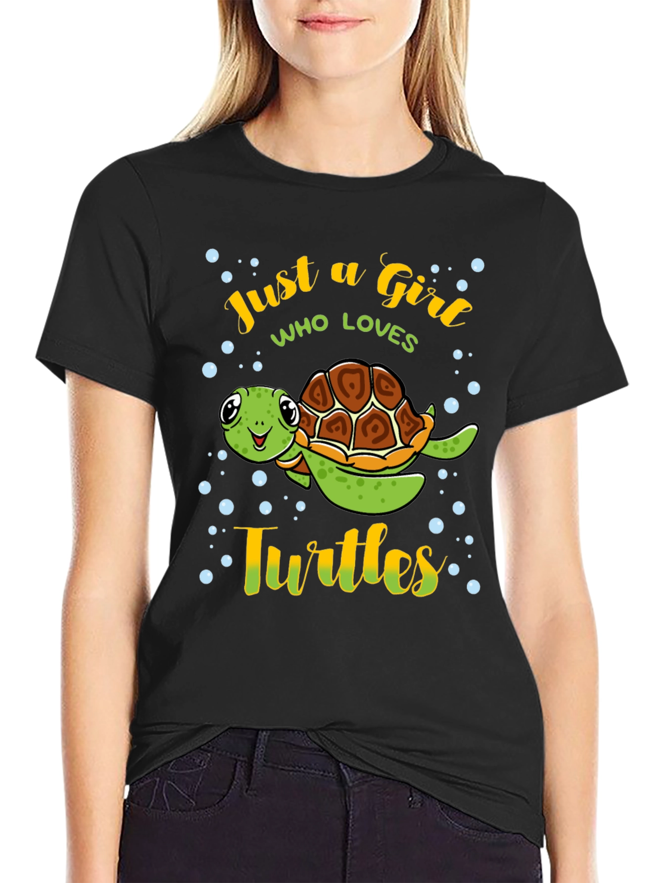 Just a Girl Who Loves Turtles T-Shirt