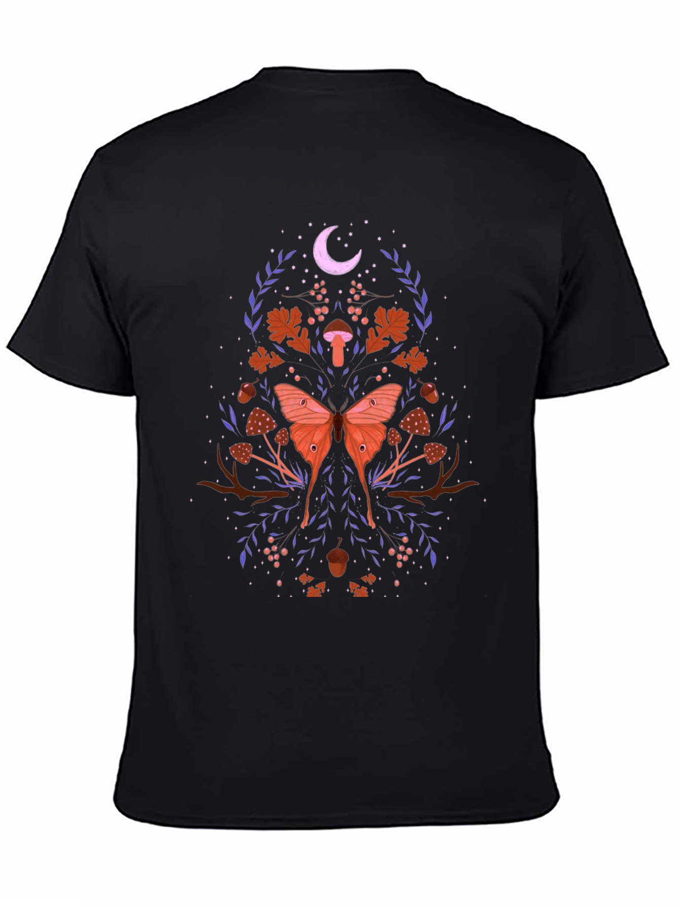 Mystic Moth Graphic Tee - Nature Inspired Design