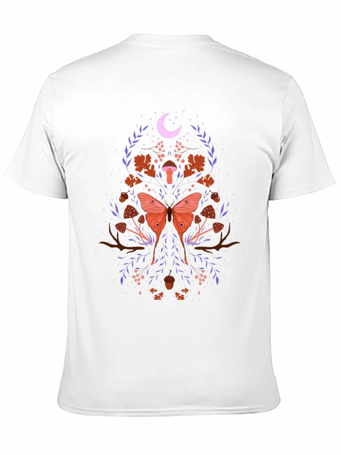 Mystic Moth Graphic Tee - Nature Inspired Design