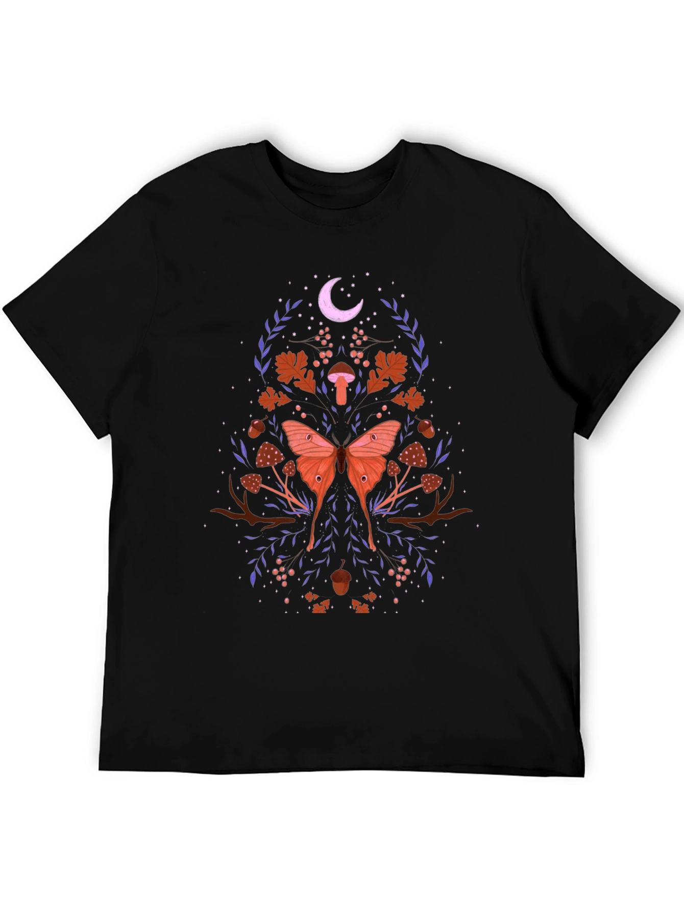 Mystic Moth Graphic Tee - Nature Inspired Design