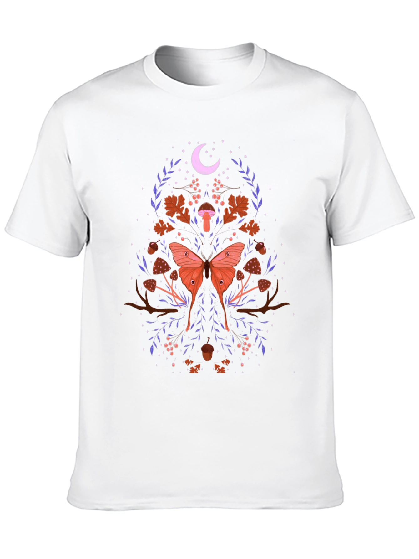 Mystic Moth Graphic Tee - Nature Inspired Design