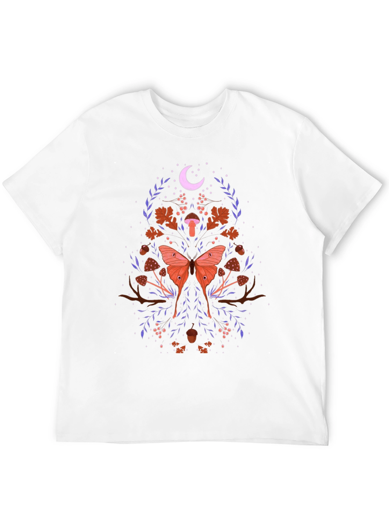 Mystic Moth Graphic Tee - Nature Inspired Design