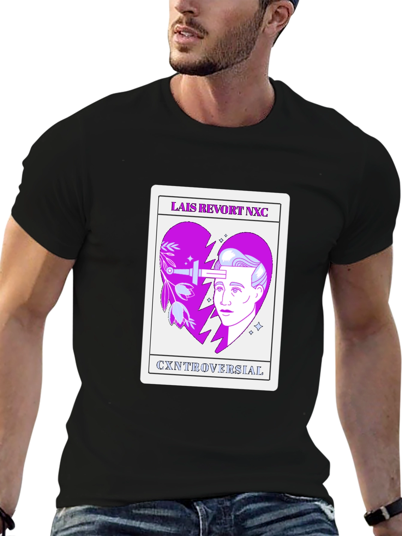 LAIS REVORT Controversial Graphic T-Shirt