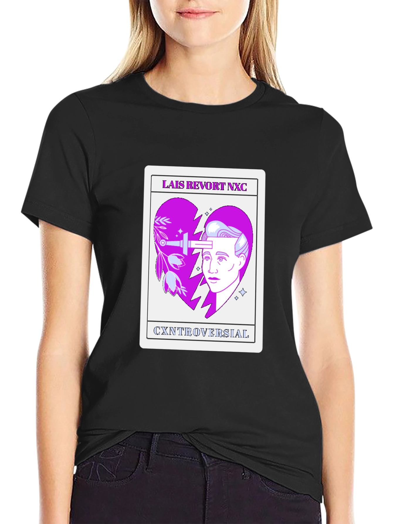 LAIS REVORT Controversial Graphic T-Shirt