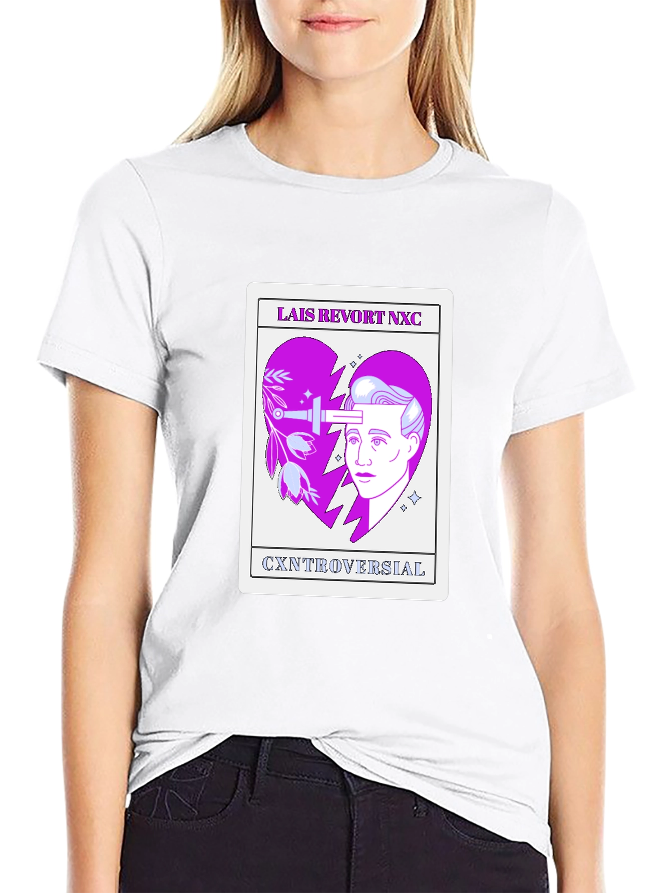 LAIS REVORT Controversial Graphic T-Shirt