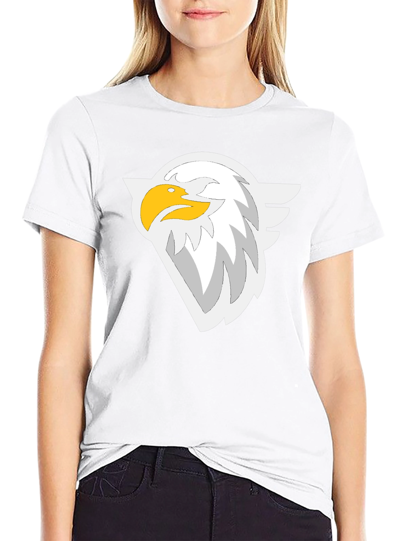 Eagle Graphic Black T-Shirt - Stylish Casual Wear