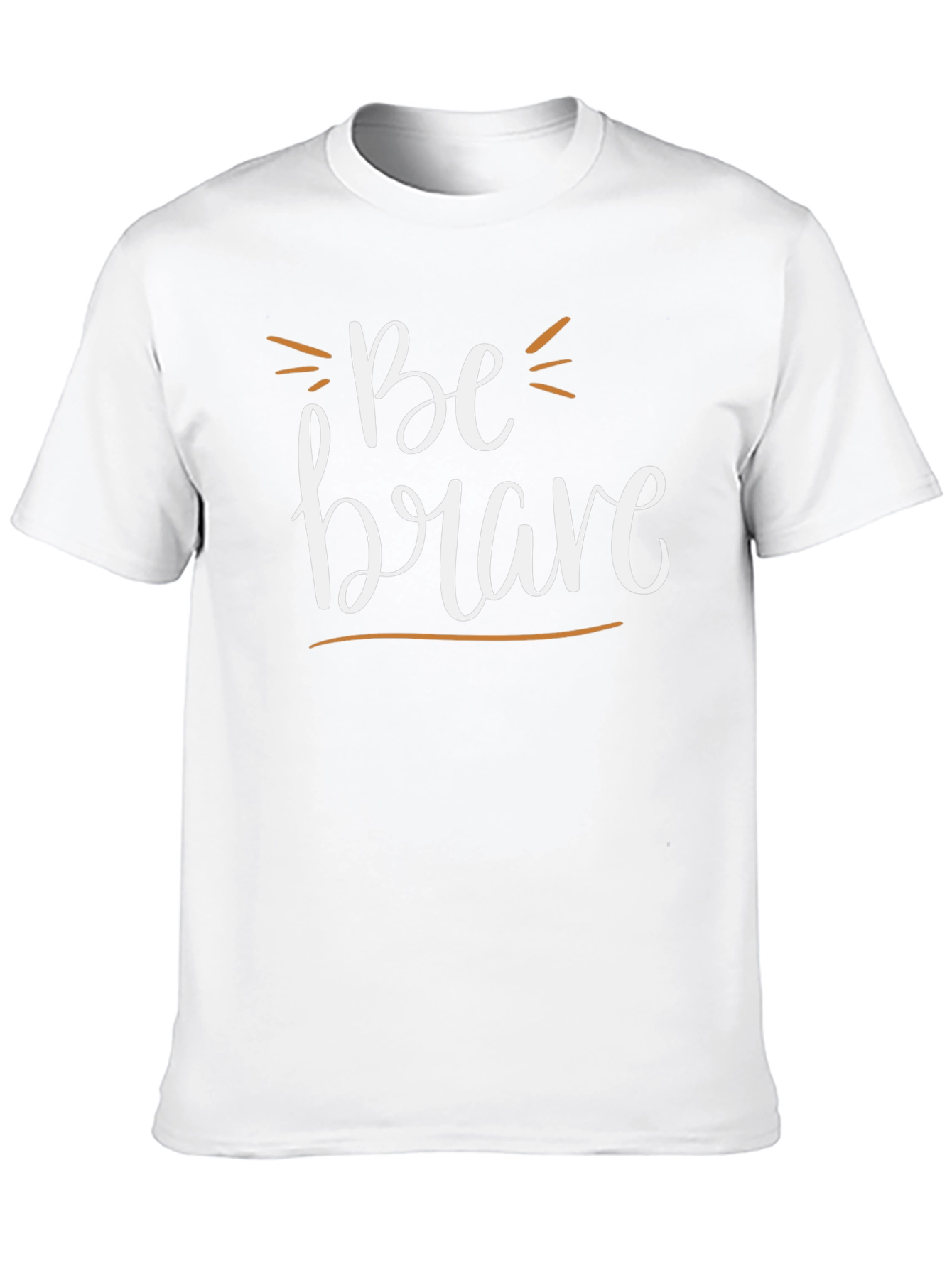 Be Brave Black Graphic Tee Shirt
