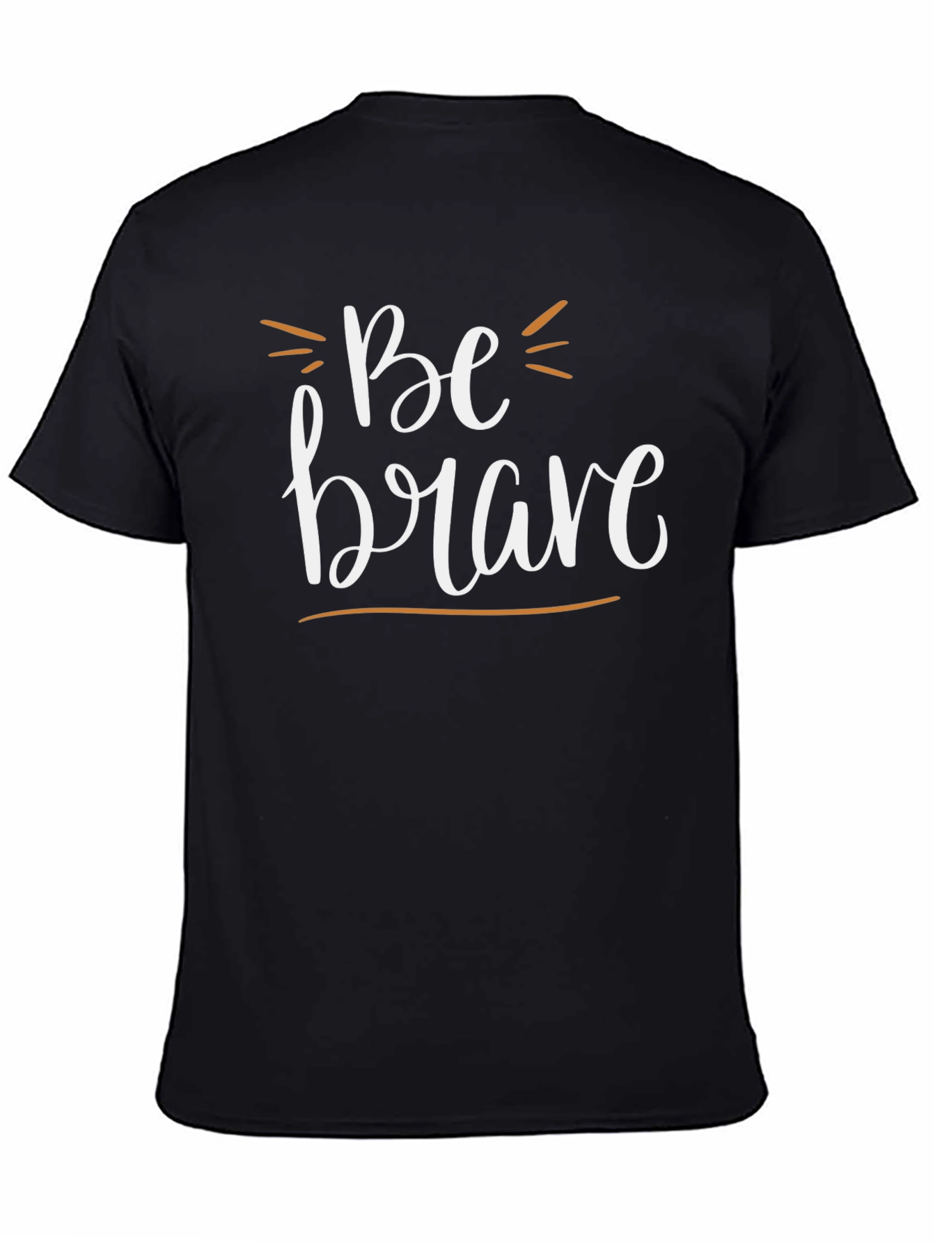 Be Brave Black Graphic Tee Shirt