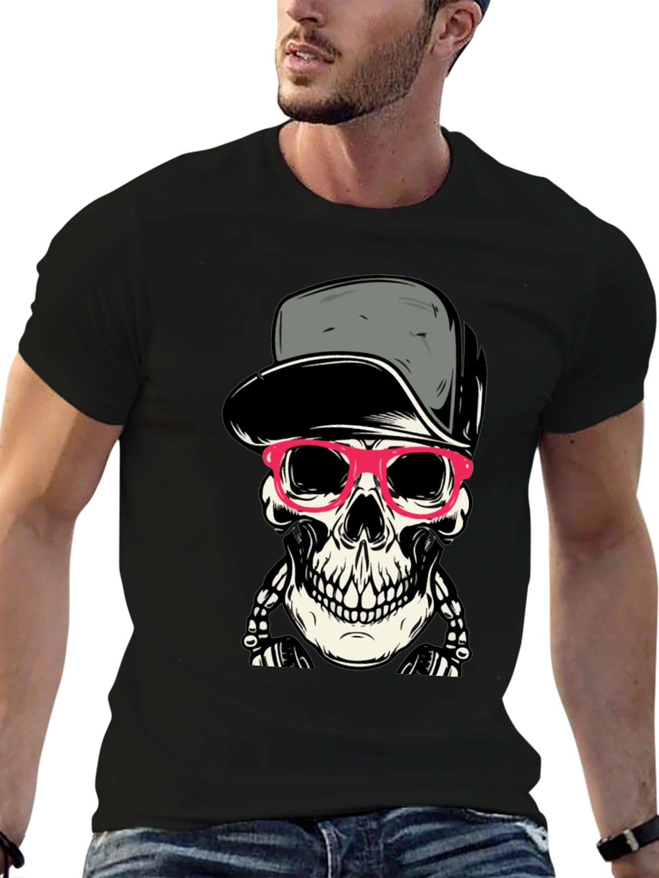 Skull Graphic T-Shirt - Cool & Edgy Streetwear Style