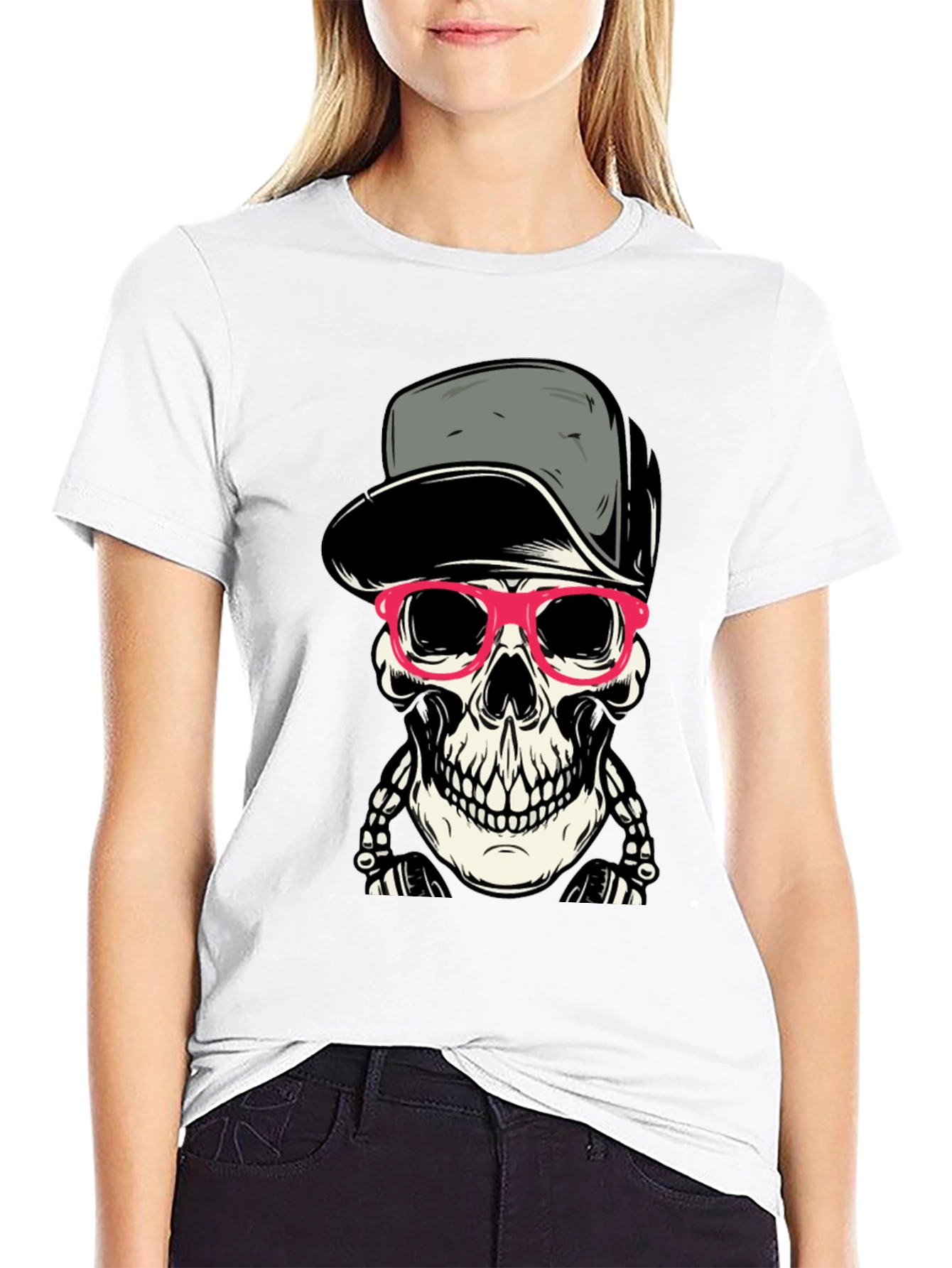 Skull Graphic T-Shirt - Cool & Edgy Streetwear Style