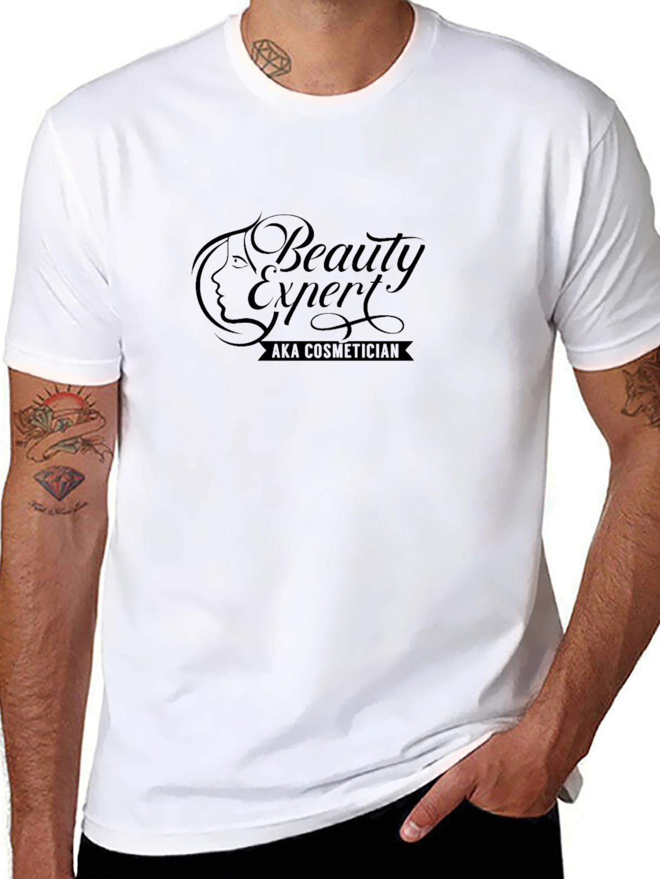 Beauty Expert AKA Cosmetician Black T-Shirt