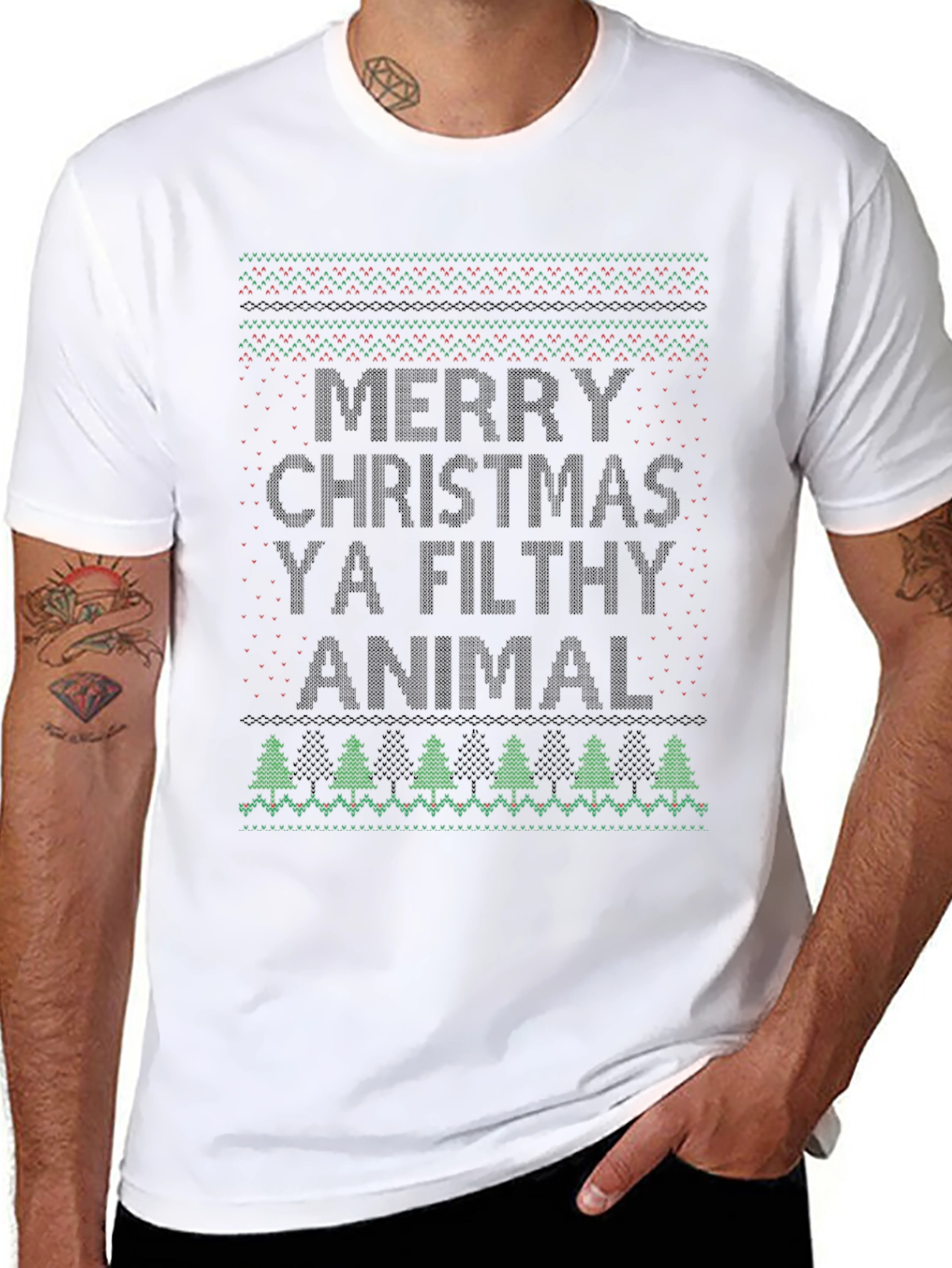 Merry Christmas Ya Filthy Animal Holiday T-Shirt