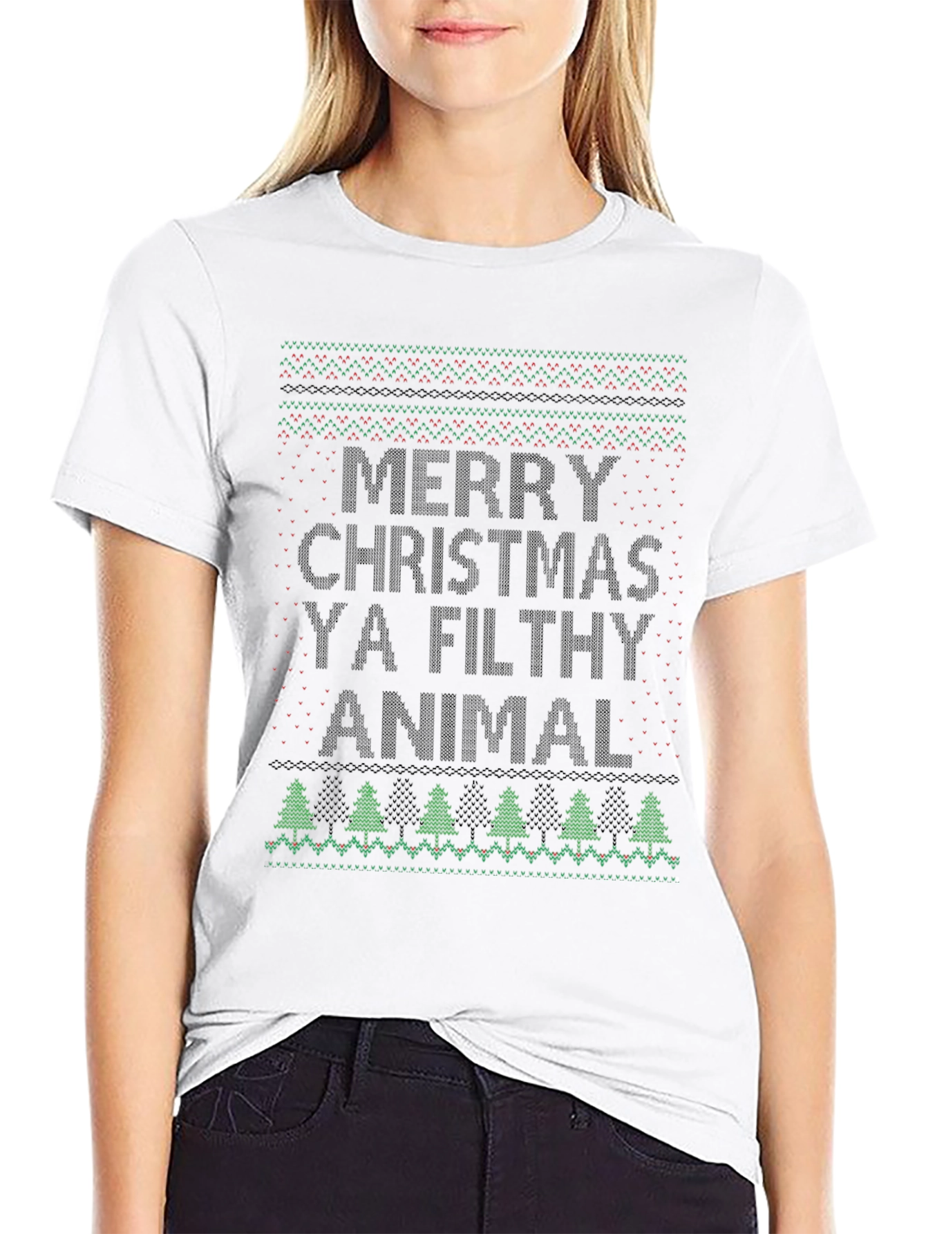 Merry Christmas Ya Filthy Animal Holiday T-Shirt