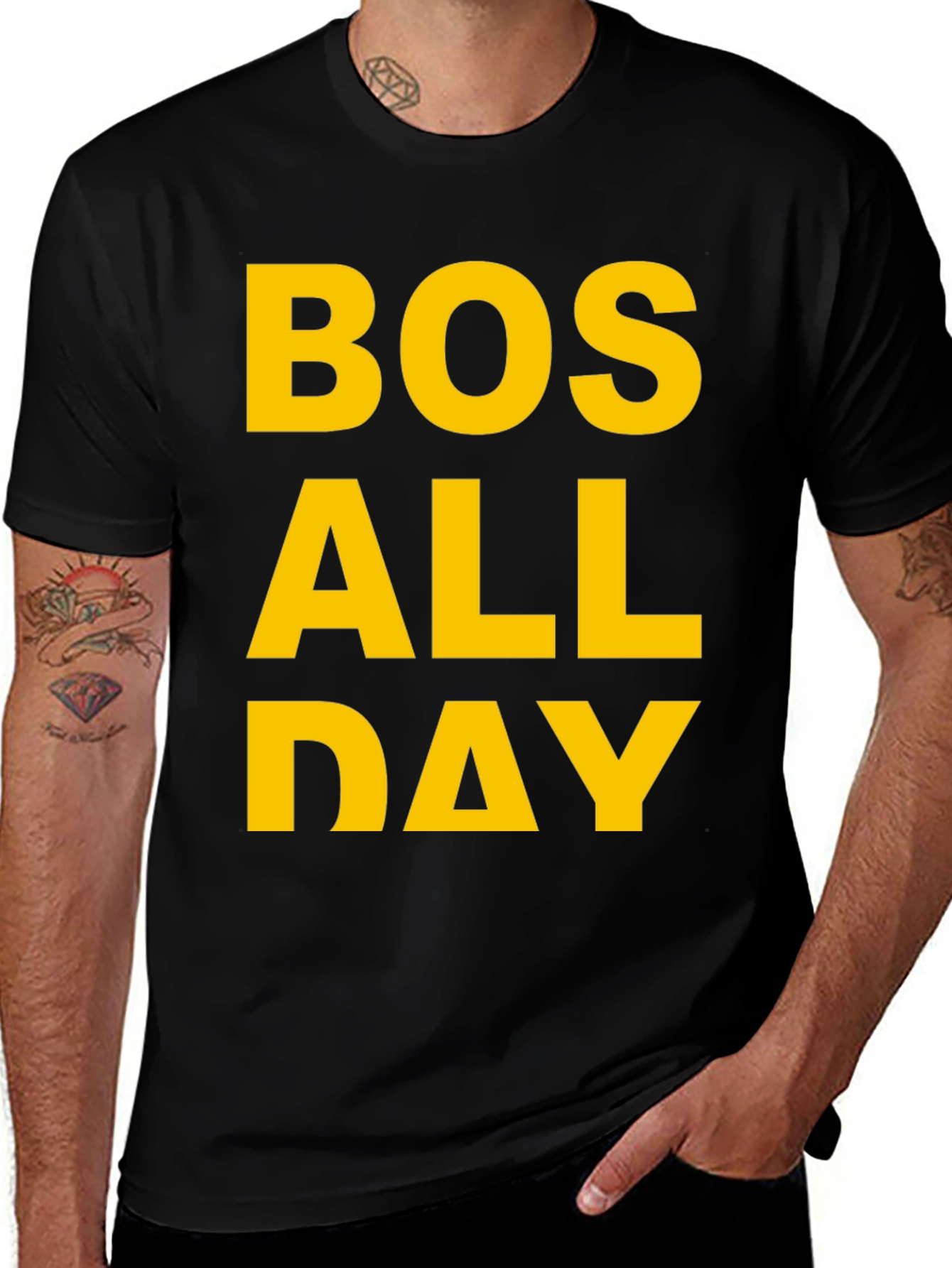 BOS All Day Graphic Tee - Black