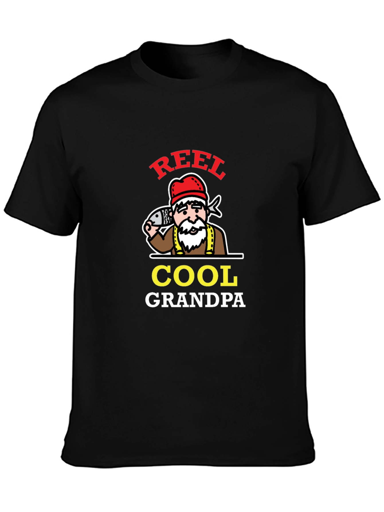 Reel Cool Grandpa T-Shirt Fishing