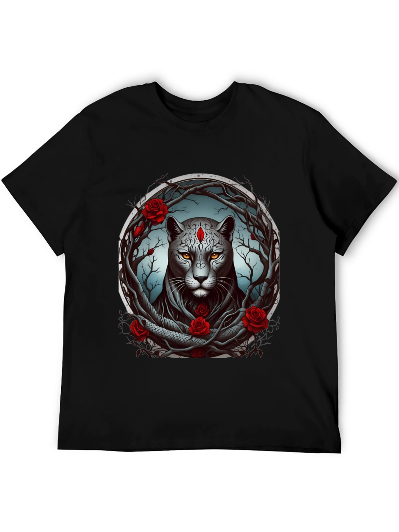 Mystic Panther Graphic Tee - Unique Design