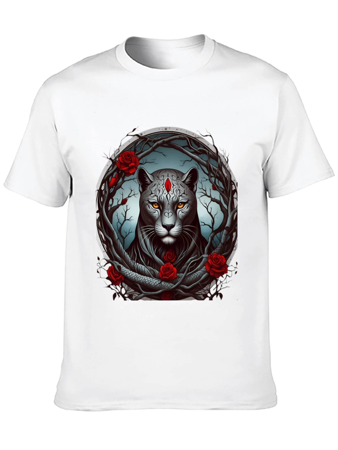 Mystic Panther Graphic Tee - Unique Design