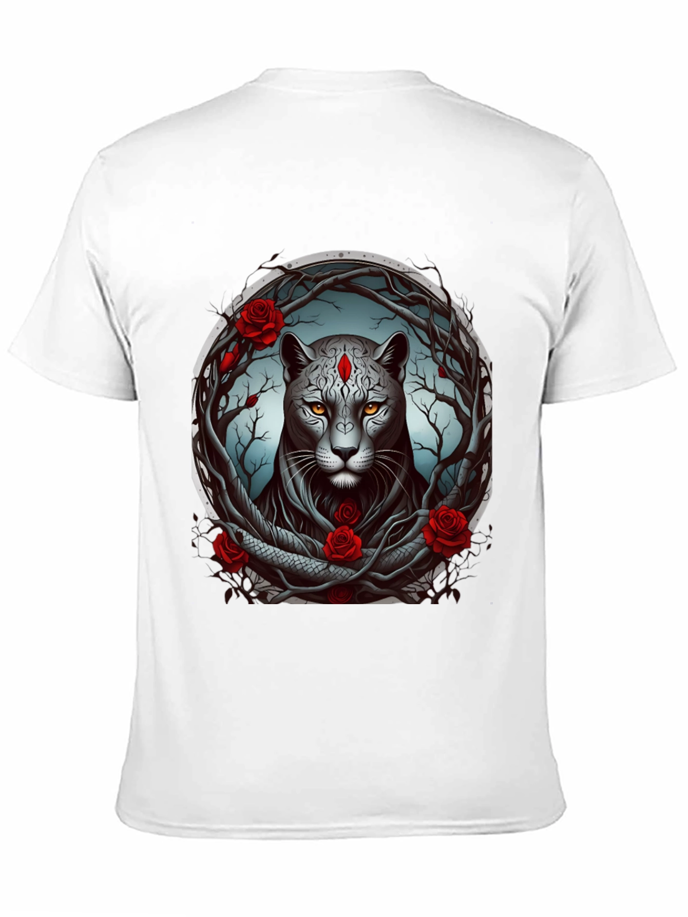 Mystic Panther Graphic Tee - Unique Design