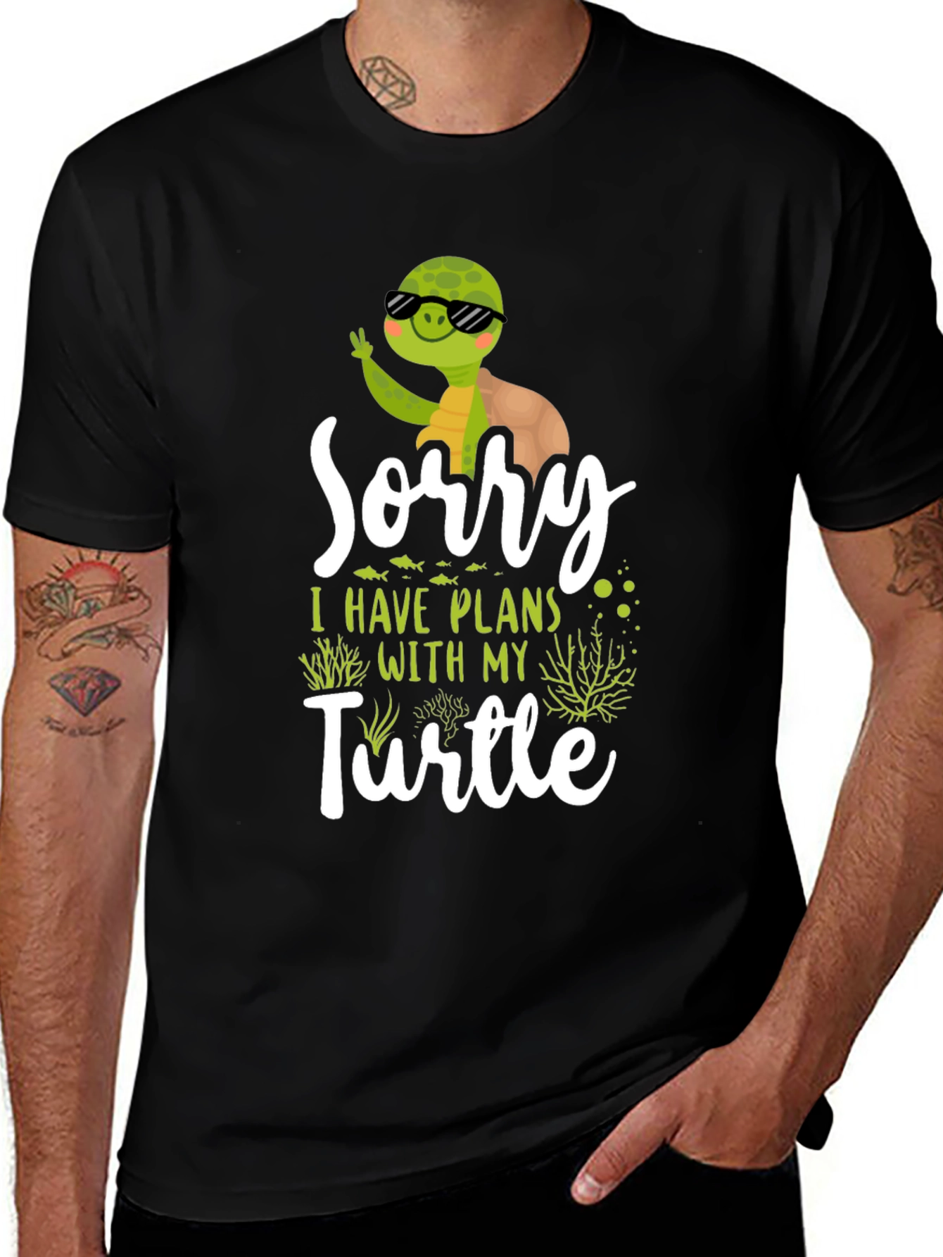 Sorry I Have Plans With My Turtle T-Shirt