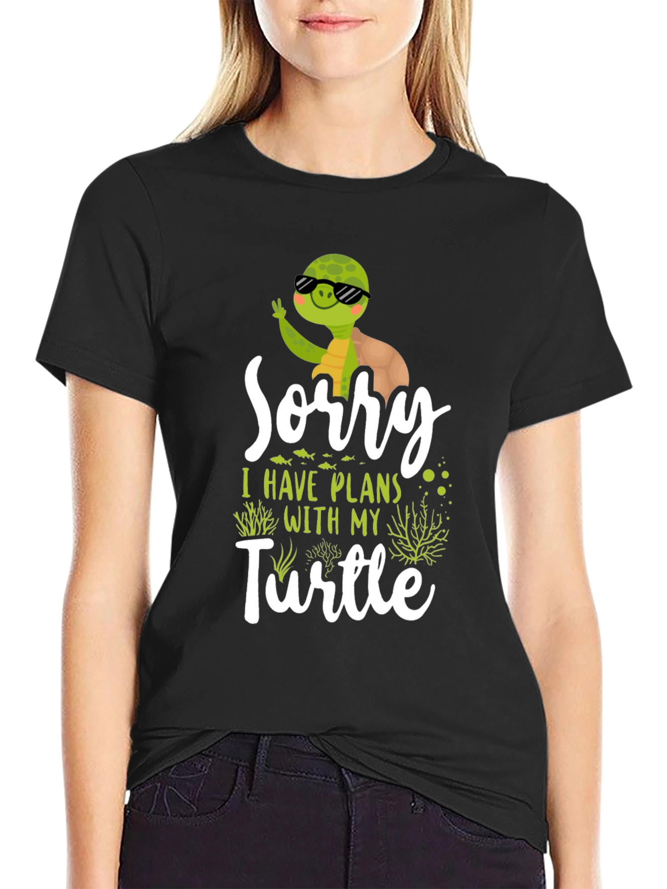 Sorry I Have Plans With My Turtle T-Shirt