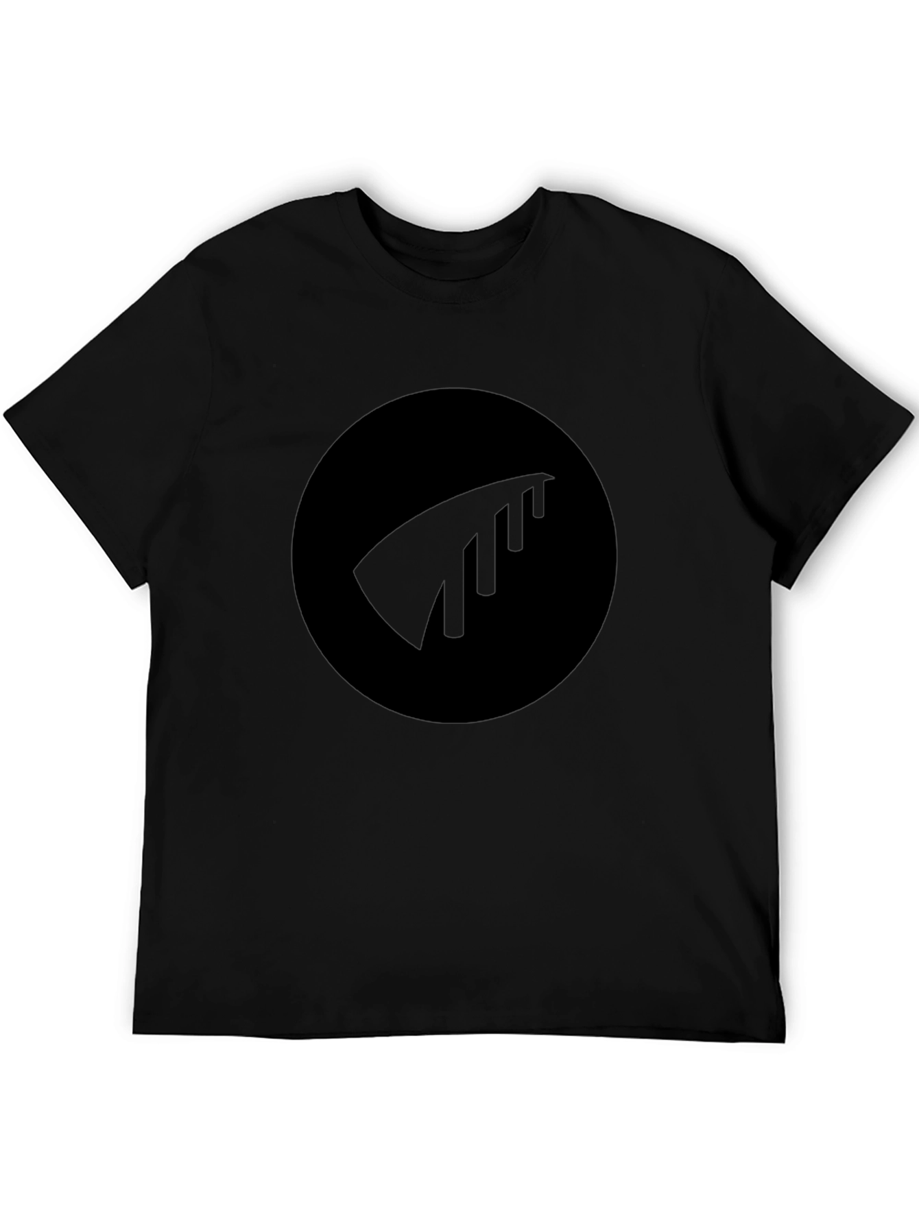 Black Tee with Minimalist Logo