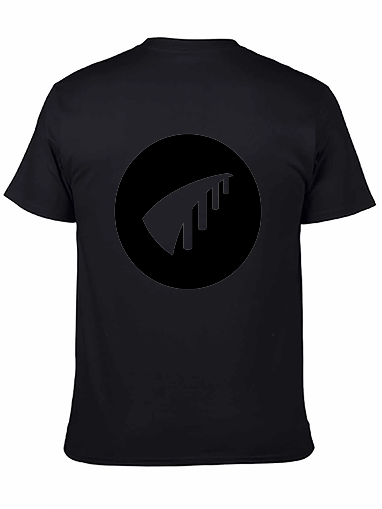 Black Tee with Minimalist Logo