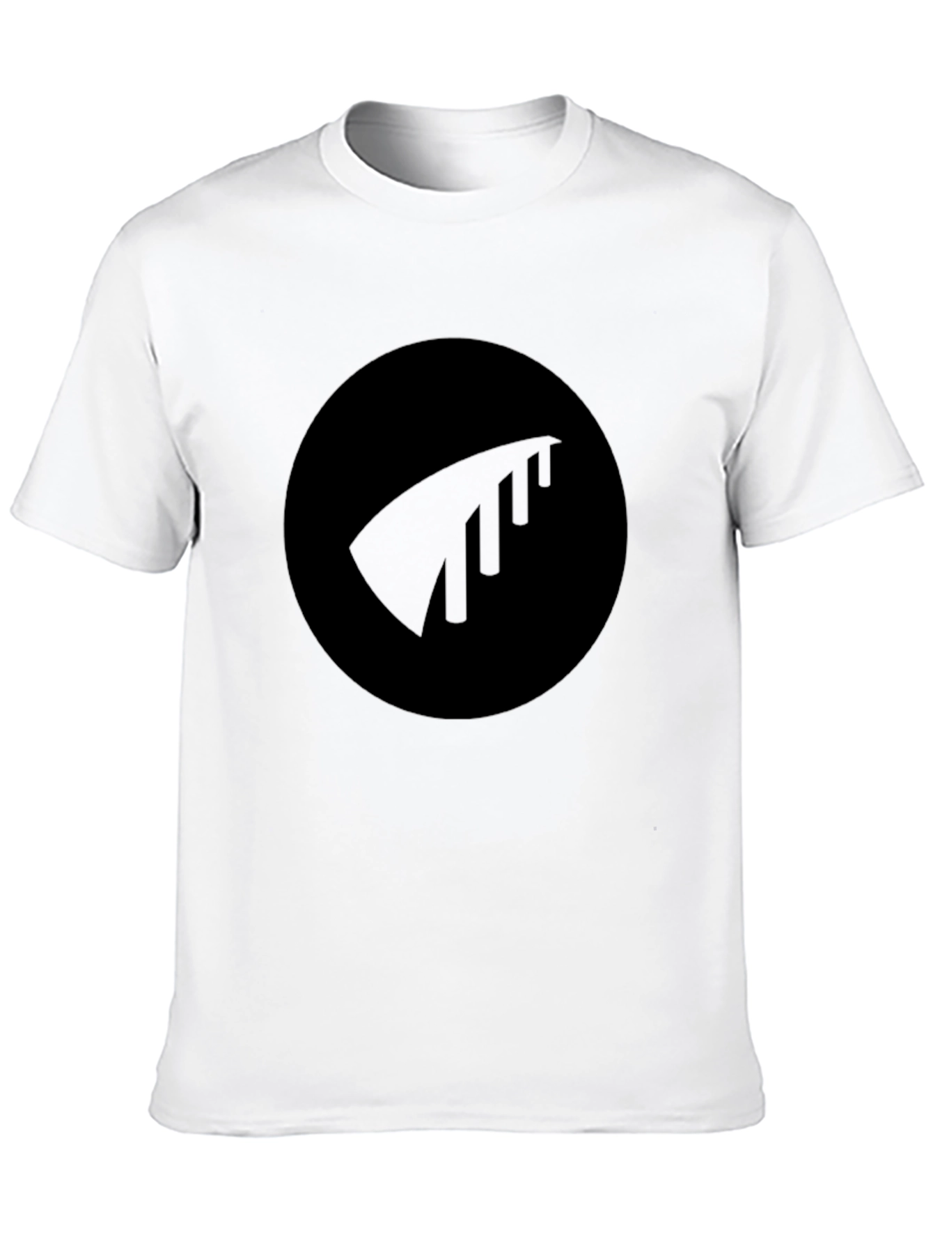 Black Tee with Minimalist Logo