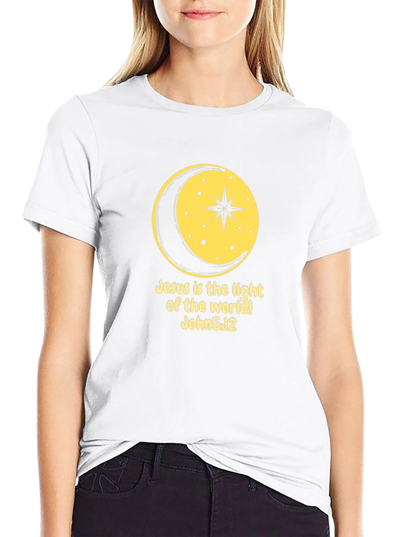 Jesus is the Light T-Shirt Christian Tee