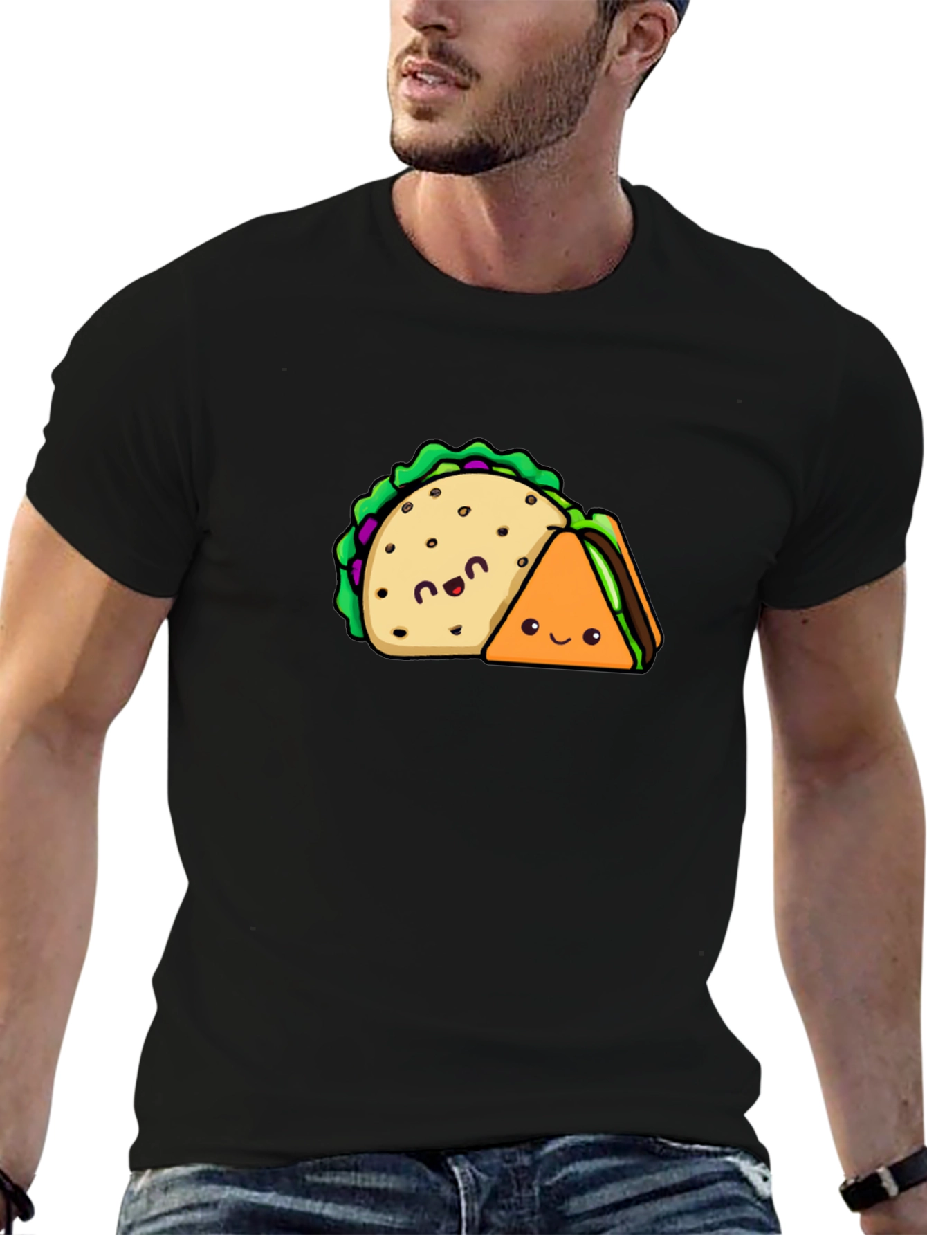 Taco & Sandwich T-Shirt - Cute Foodie Tee