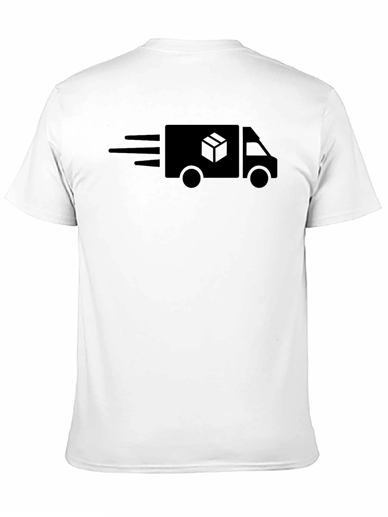 Express Delivery Black Graphic Tee - Fast Shipping