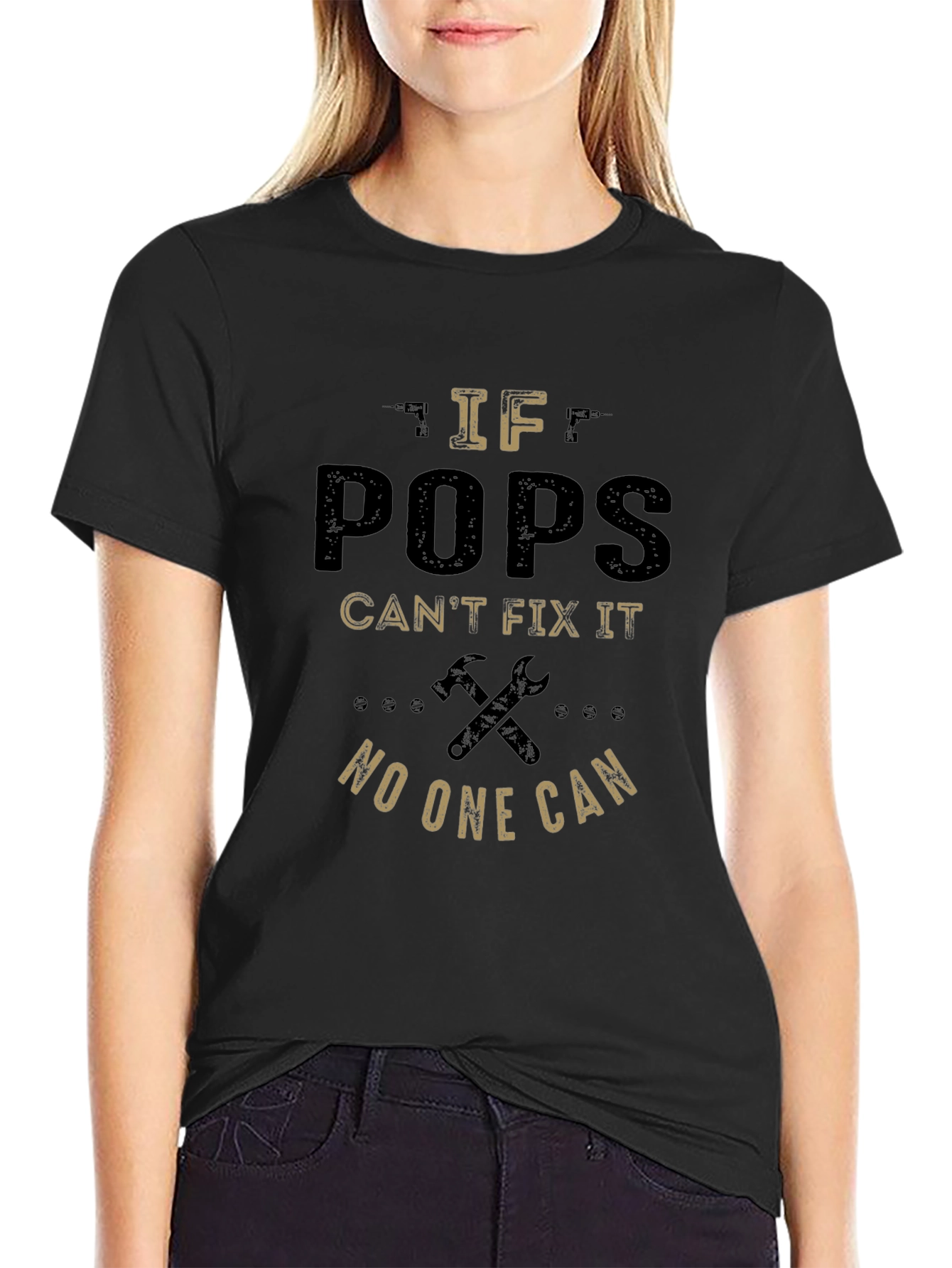 If Pops Cant Fix It Funny T-Shirt