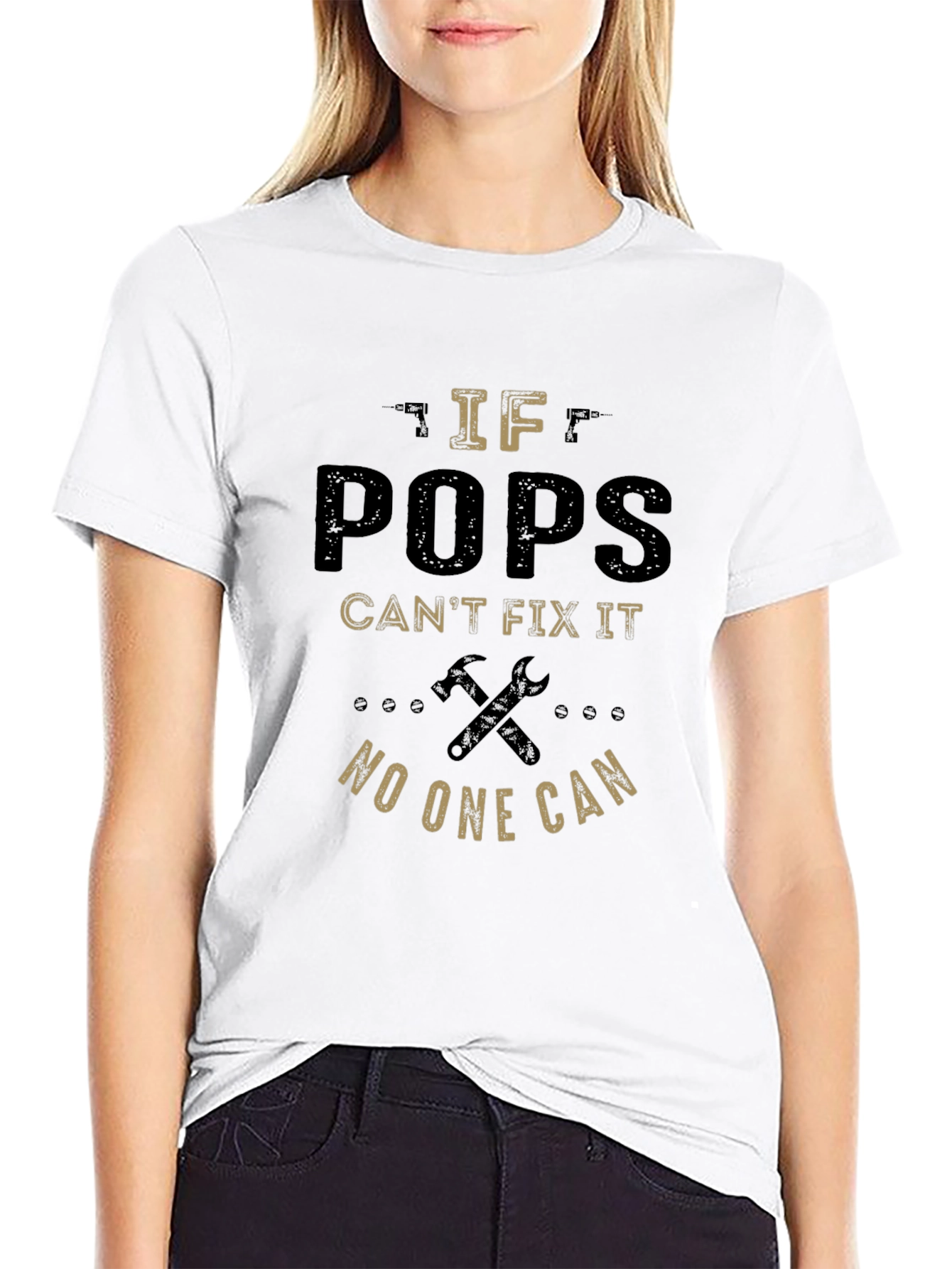 If Pops Cant Fix It Funny T-Shirt