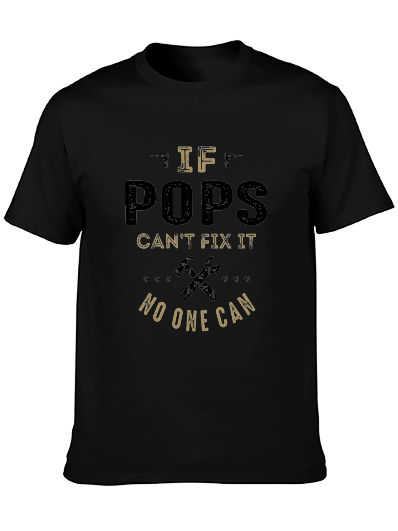 If Pops Cant Fix It Funny T-Shirt