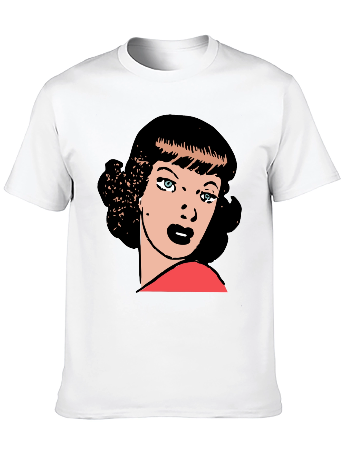 Retro Cartoon Woman Graphic T-Shirt