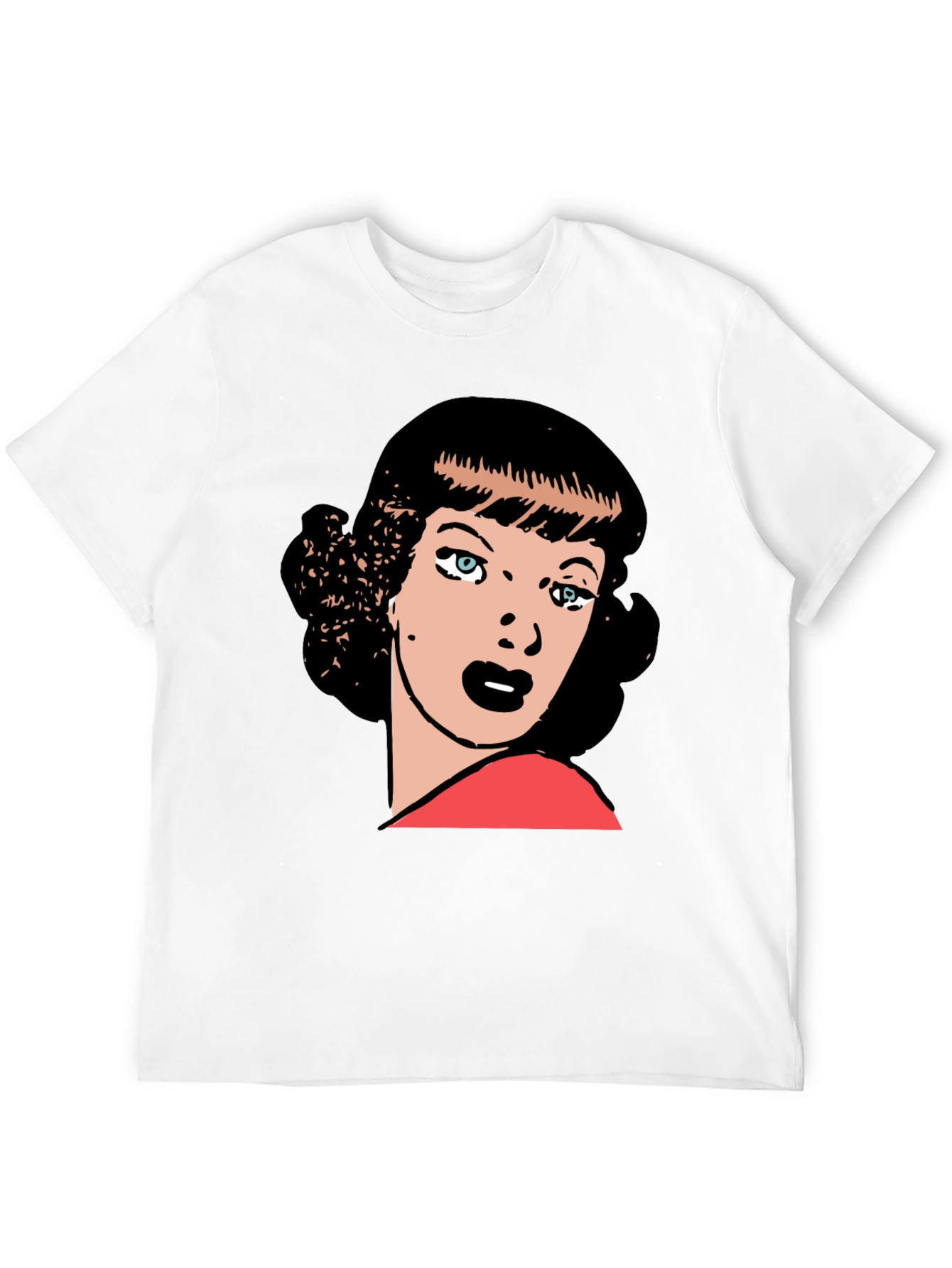 Retro Cartoon Woman Graphic T-Shirt