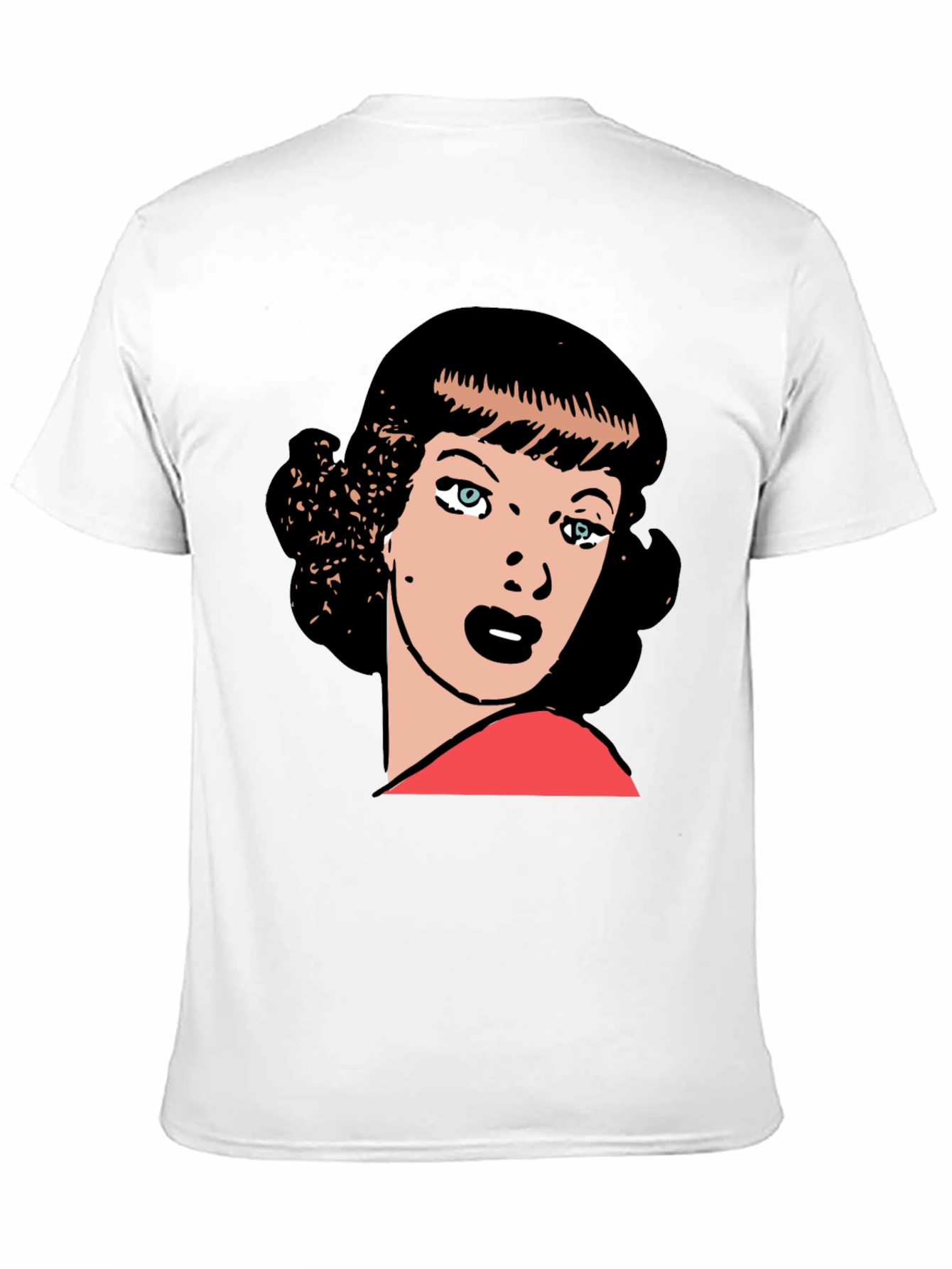 Retro Cartoon Woman Graphic T-Shirt