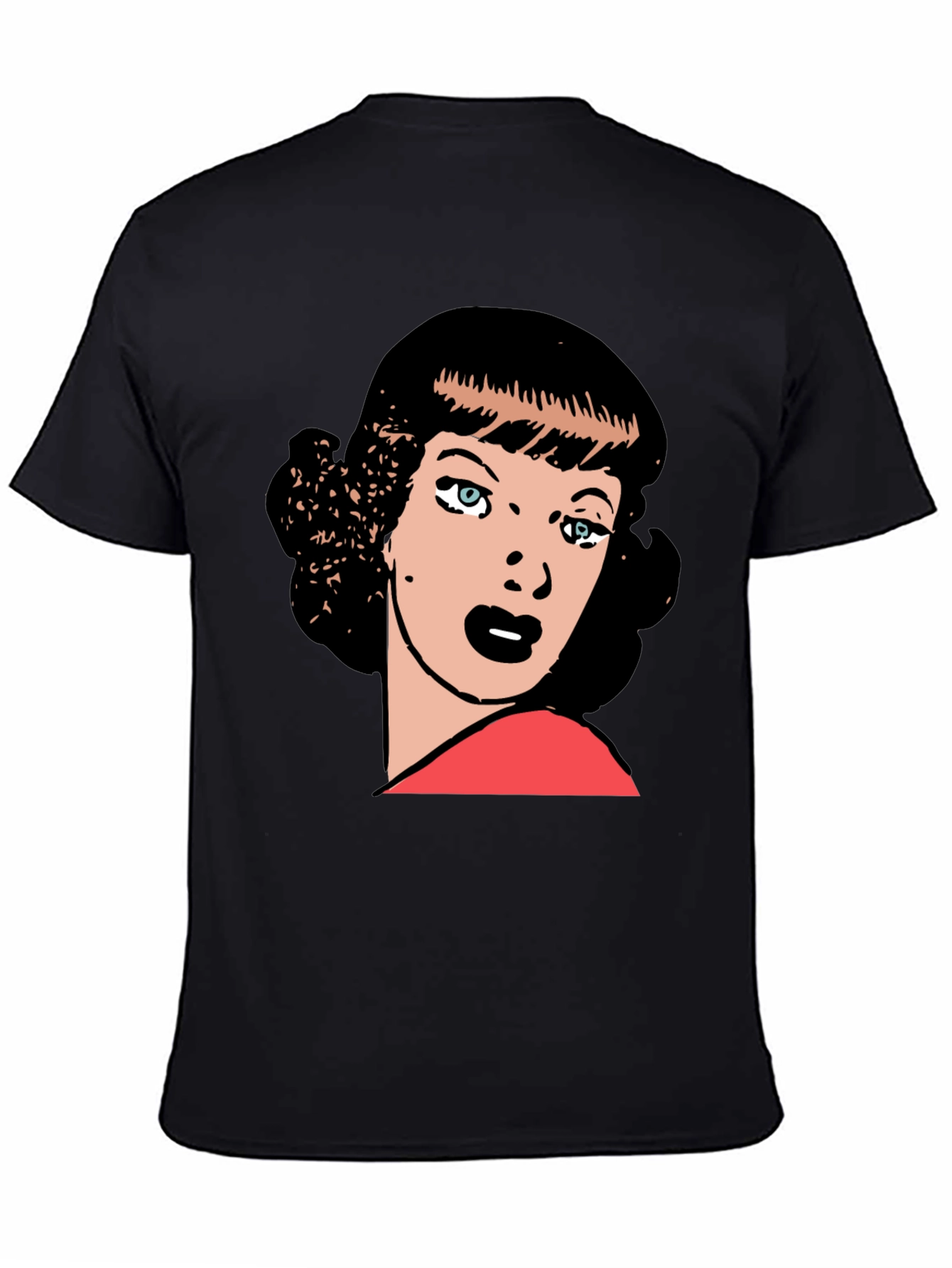 Retro Cartoon Woman Graphic T-Shirt