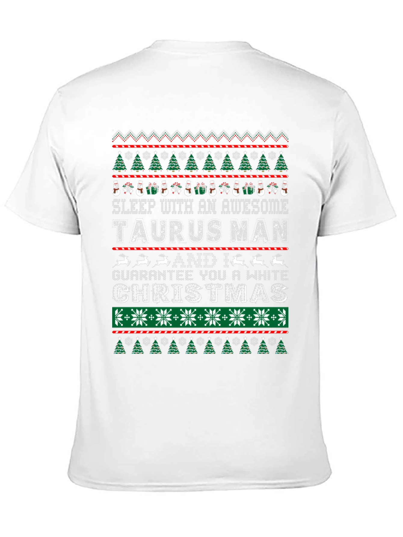 Awesome Taurus Man Christmas T-Shirt