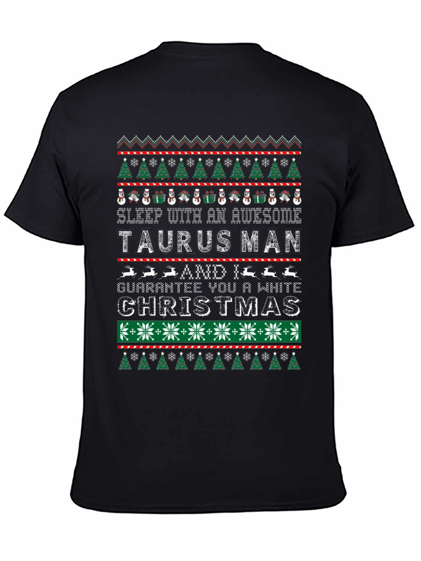 Awesome Taurus Man Christmas T-Shirt
