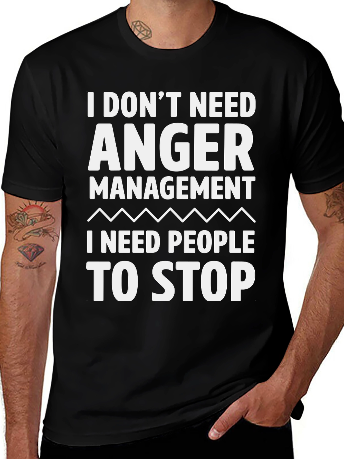 Funny Anger Management T-Shirt - Stop Annoying People!