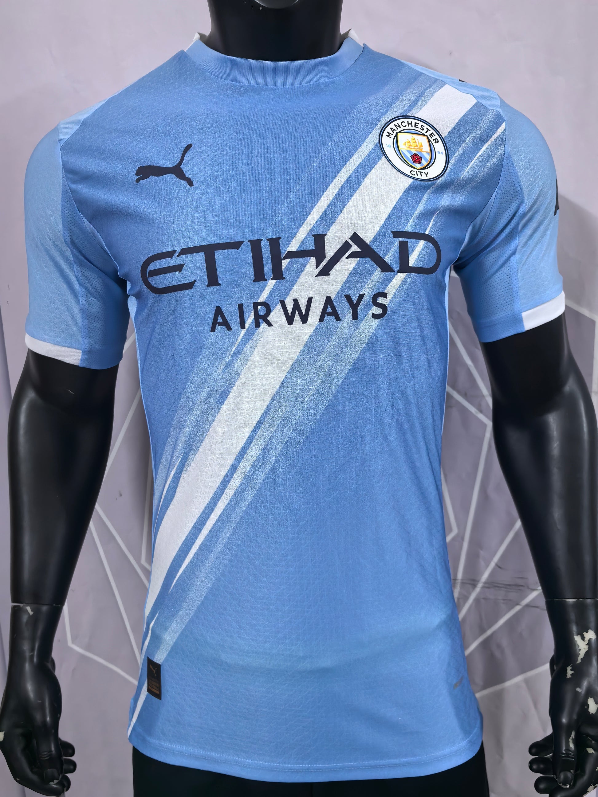 Manchester City 25-26 Home Player Version Soccer Jersey