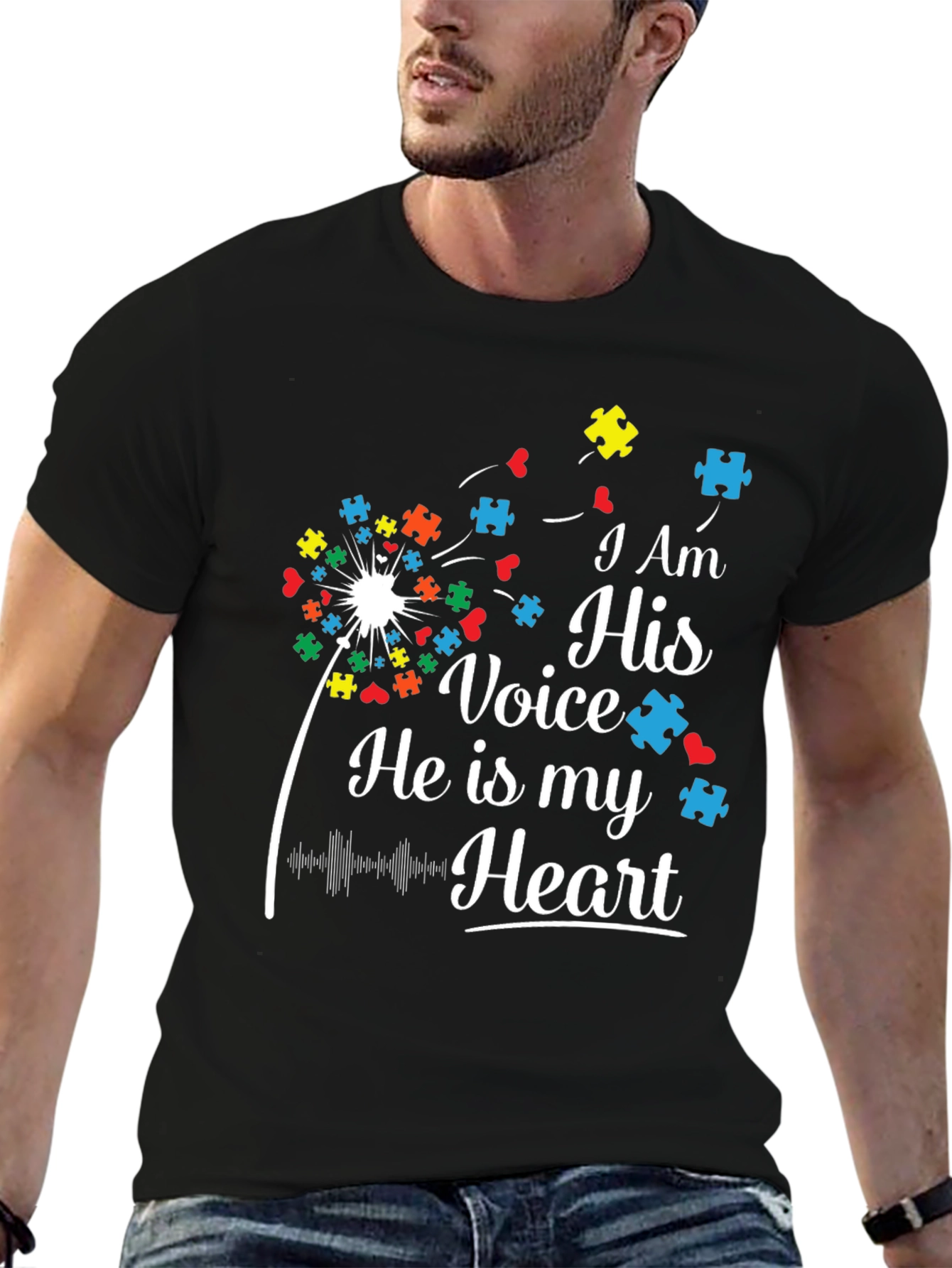 I Am His Voice Autism Awareness T-Shirt