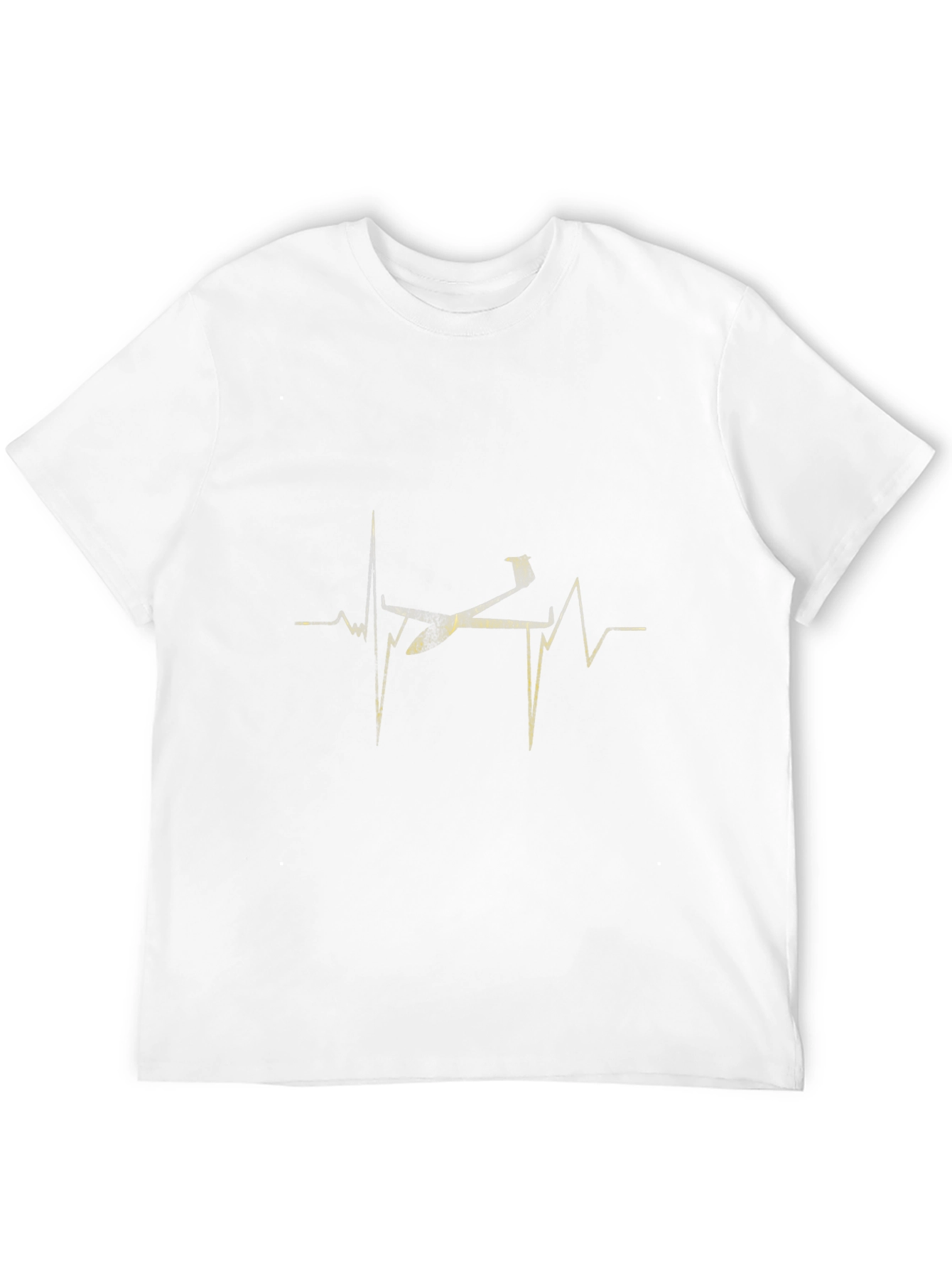Glider Heartbeat T-Shirt - Aviation Tee